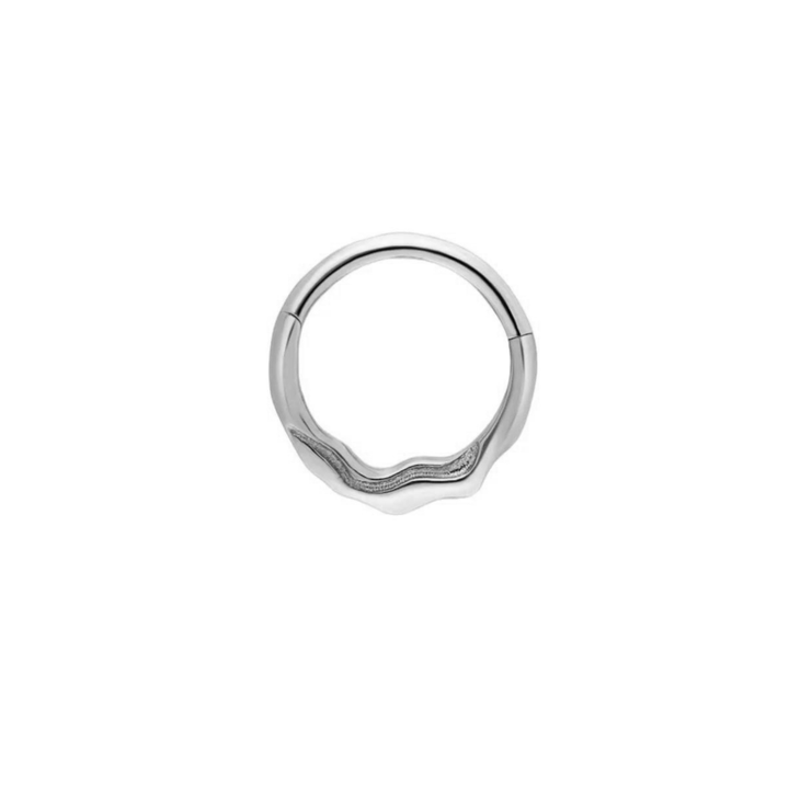 14K Solid Gold Gold Clicker Hoop Piercing